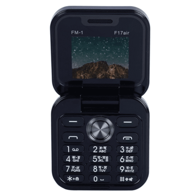 Foneme F17 Flip Dual SIM Phone – Stylish Flip Design, Big Buttons, Loud Sound & Long Battery Life