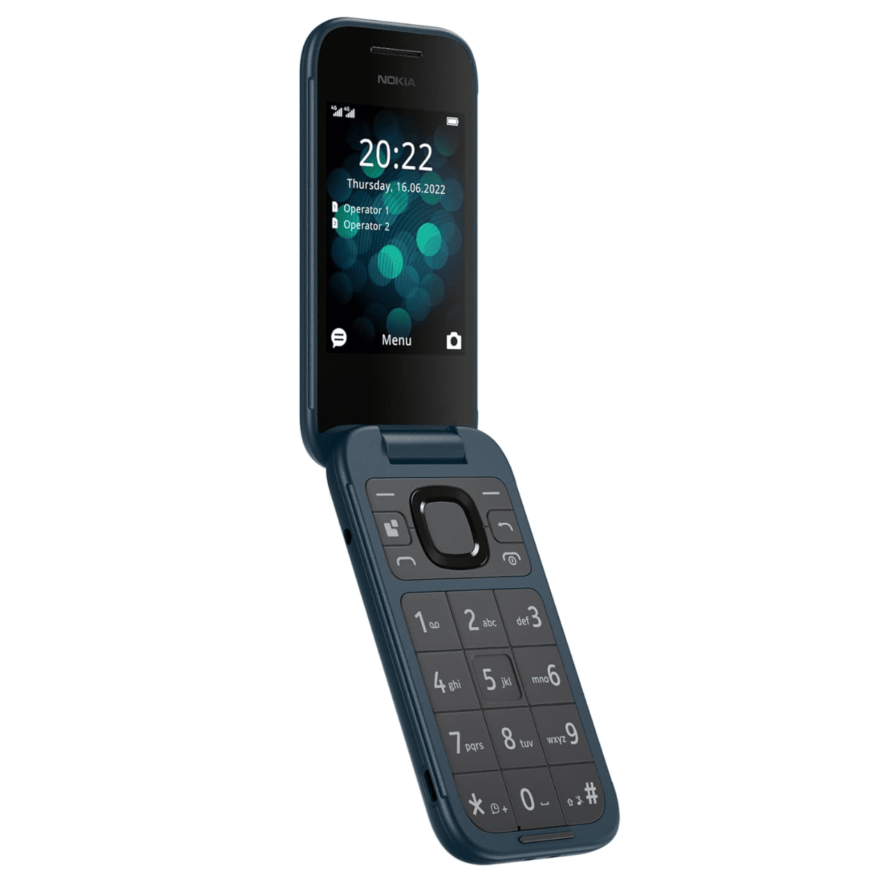 Nokia 2660 Flip Phone – Big Buttons, Loud Sound, 4G Dual SIM & Easy-to-Use Stylish Flip Phone